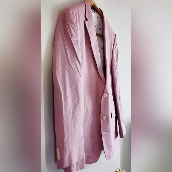 TOMMY HILFIGER | Light Pink Blazer for Men | Extra Large - Picture 3 of 8